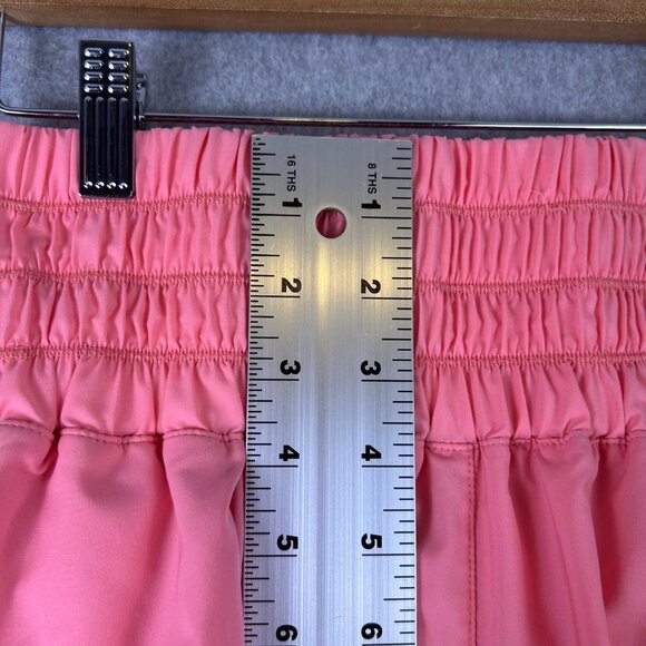 Nike One Shorts Womens Small Pink Dri-Fit Ultra High Waist 3 Brief Lined Sports - Picture 3 of 10